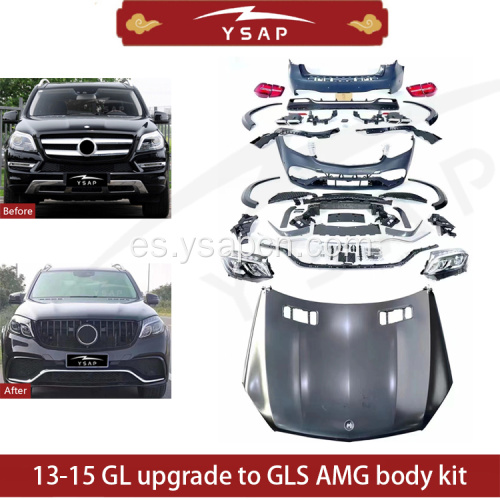 Actualización GL 2013-2015 a GLS AMG Body Kit